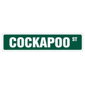 COCKAPOO Street Sign dog pet cockerpoo cocker spaniel 