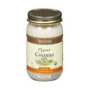  Spectrum Naturals   Coconut Oil Organic, 14 oz liquid 