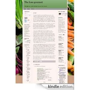  The Lone Gourmet Kindle Store The Lone Gourmet
