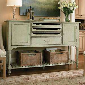 Light Green Country Sideboard Server Buffet  