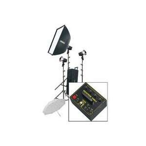  Novatron V400 D, 400 w/s 3 Head & Power Pack Kit with 