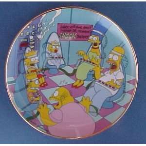 Simpsons Family Therapy Collector Plate