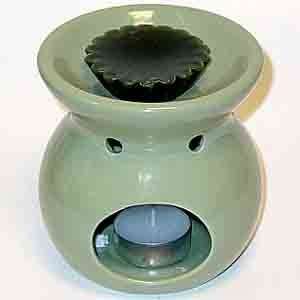  Potpourri Burner   Light Green