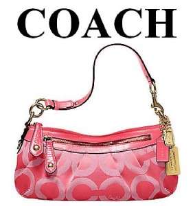 NWT Coach Madison Optic Art Hobo Handbag F12950 PINK  