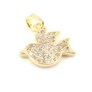  Pendant plated gold Colombe Divine. Jewelry