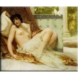  LOdalisque Aux Colombes 16x13 Streched Canvas Art by 