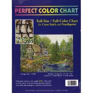  Cottage Glen   Full Size / Full Color Chart for Cross 