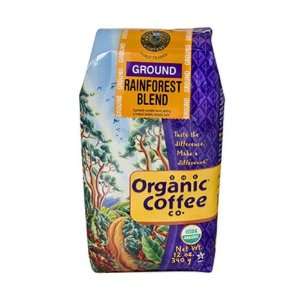 Organic Coffee Co. Coffee Grnd Ft Rain Grocery & Gourmet Food