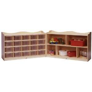  20 Cubby Storage with Optional Trays by Steffy Wood 