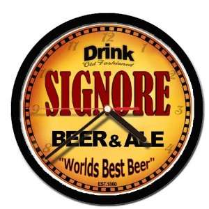  SIGNORE beer and ale cerveza wall clock 