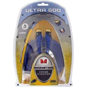  Monster Cable Monster Ultra 600 HDMI to HDMI Video Cable 