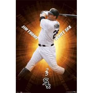  Jim Thome of the MLB Chicago White Sox Poster Sports 