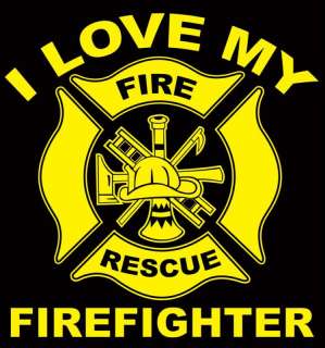firefighter decal fire truck dog ladder hook hero  