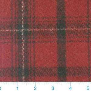   Weight Wool Maroon Plaid Fabric By The Yard Arts, Crafts & Sewing