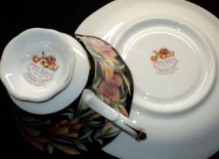 Royal Albert PRAIRIE LILY PROVINCIAL Nice Simply Tea cup and saucer 
