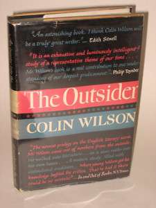 Colin Wilson THE OUTSIDER Houghton 1956 HC/DJ  