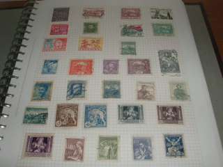   stamps collection in Collecta album. All shown in 31 pictures below