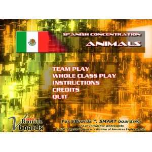  Spanish Concentration Game Animals on CD