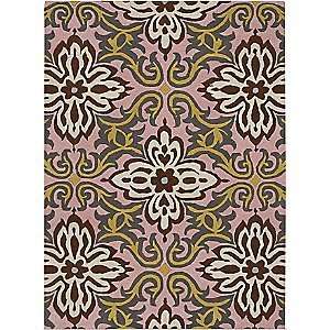  Amy Butler Temple Garland Wool Rug   Pink