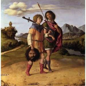   Giambattista Cima da Conegliano   24 x 24 inches   David and Jonathan