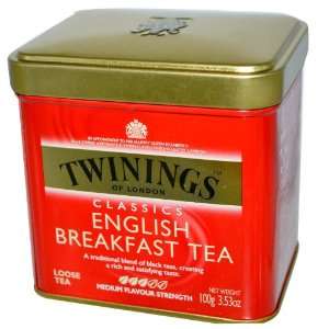 Twinings English Breakfast Tea   3.53 oz. Loose Tea Tin  