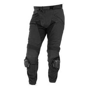 Fieldsheer Sport 2.0 Perforated Leather Motorcycle Pants Flat Black