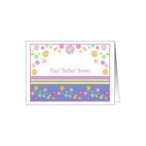 Springtime Get Well Feel Better Soon Paper Greeting Cards Card