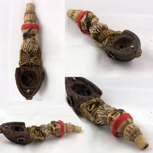   Bearded Skeleton Pipe with Free 50 Gram Shisha 