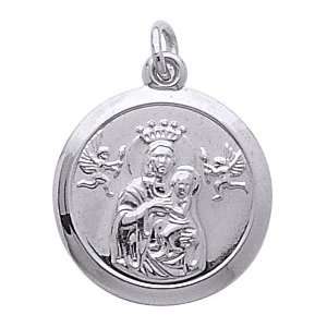   Rembrandt Charms Madonna and Child Charm, Sterling Silver Jewelry