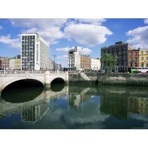  OConnell Bridge and River Liffey, Dublin, Eire (Rpublic 