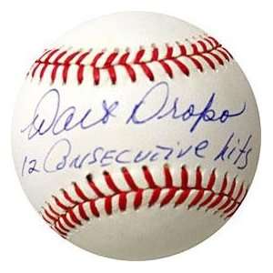  Walt Dropo 12 Consecutive Hits Autographed Baseball (James 