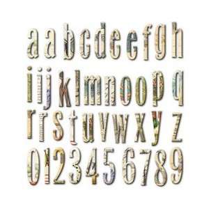  Conservatory Chipboard Alphabet 60/Pkg 