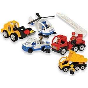  Construction & Rescue Vehicle Set Toys & Games