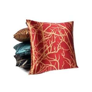    Decorative Modern Firebrick Red Throw Pillow Cover