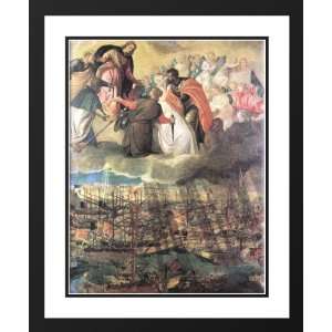 Veronese, Paolo 28x36 Framed and Double Matted Battle of 