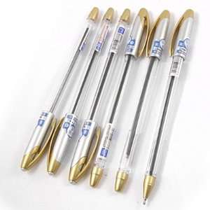 Amico Transparent Shell Blue Perfume Ink Ball Pen Ballpoint Pens 0.5mm 
