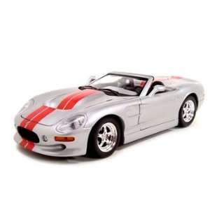  SHELBY SERIES 1 SILVER 1/18 SCALE DIECAST MODEL 