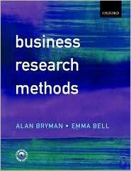 Business Research Methods, (0199259380), Alan Bryman, Textbooks 