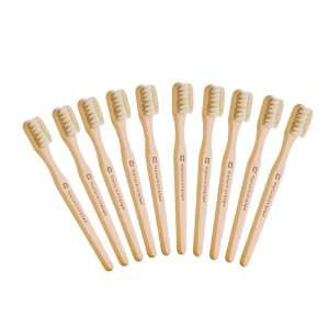  Set of 10 plastic Free Wooden Toothbrush   Children 