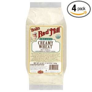 Bobs Red Mill White Wheat Farina Organic, 24 ounces (Pack of4 