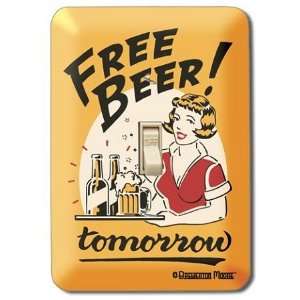  Moore   Free Beer Light Switch Cover