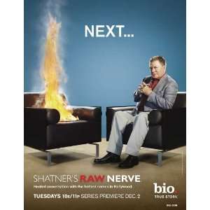  Shatners Raw Nerve (TV)   Movie Poster   27 x 40