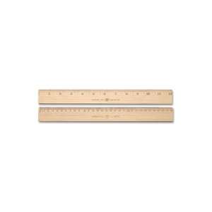   sharply delineated. Ruler is made of selected hardwood. Protective