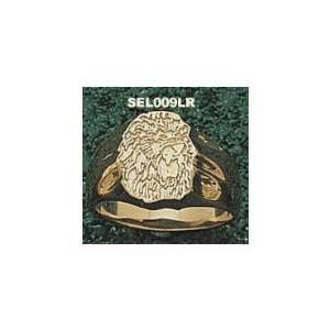   SE Louisiana Lions 10K Gold Lion Head Ring Size 7