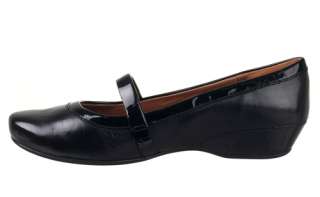 Clarks Womens Mary Jane Shoes Concert Hall Black Leather 31344  