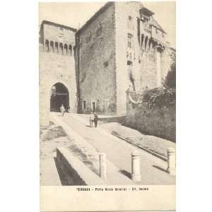   Vintage Postcard Porta Santa Susanna Perugia Italy 