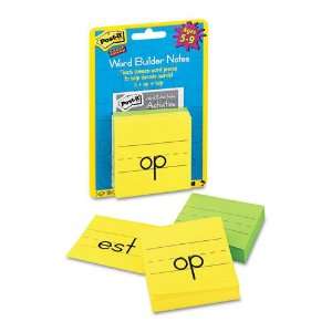  Post it  Super Sticky Word Builder Notes, 3 x 3, Two 100 