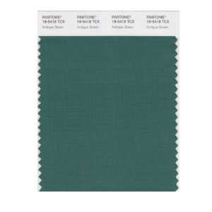  PANTONE SMART 18 5418X Color Swatch Card, Antique Green 