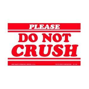  Do Not Crush Labels, 3 X 5, scl 584, 500 Per Roll 