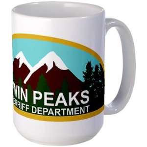  Twin Peaks Sheriffs Dept Gothic Large Mug by  